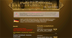 Desktop Screenshot of parkettafelujitas.hu